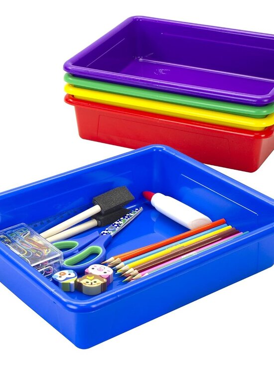Other - Letter Size Flat Storage Tray – Organizer Bin for Classroom, Office and Home, As